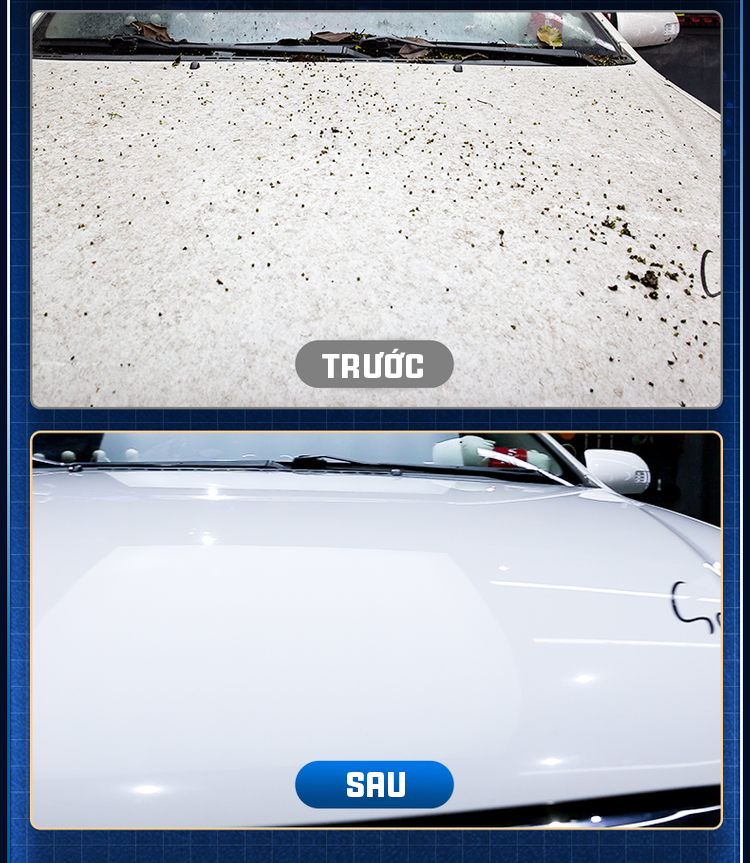 Trước và sau khi sử dụng sản phẩm Ultima Water Wash Plus+
